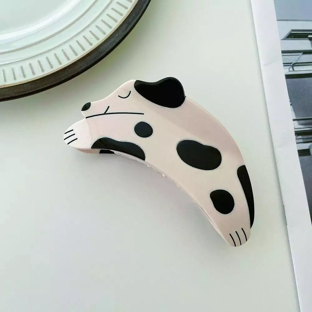 Y2K Aesthetic Puppy Acetate Hair Claw Clip